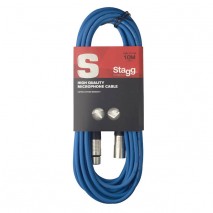 Stagg SMC10 CBL kék mikrofonkábel