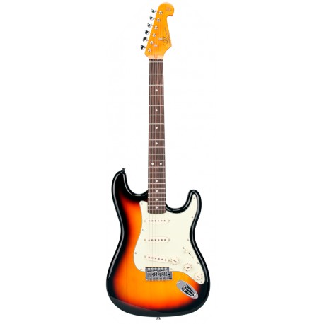 SX Vintage ST 62 3-Tone Sunburst elektromos gitár