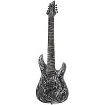Schecter C-8 MS Silver Mountain elektromos gitár