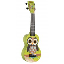 Mahalo MA1WL Art Series Szoprán bagoly ukulele