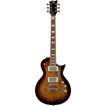 ESP LTD EC-256FM Dark Brown Sunburst elektromos gitár
