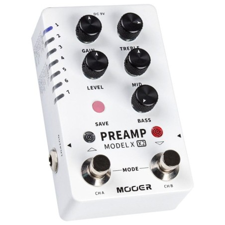 Mooer Preamp Model X előfok pedál
