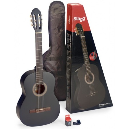 Stagg C440 M BLK PACK klasszikus gitár szett